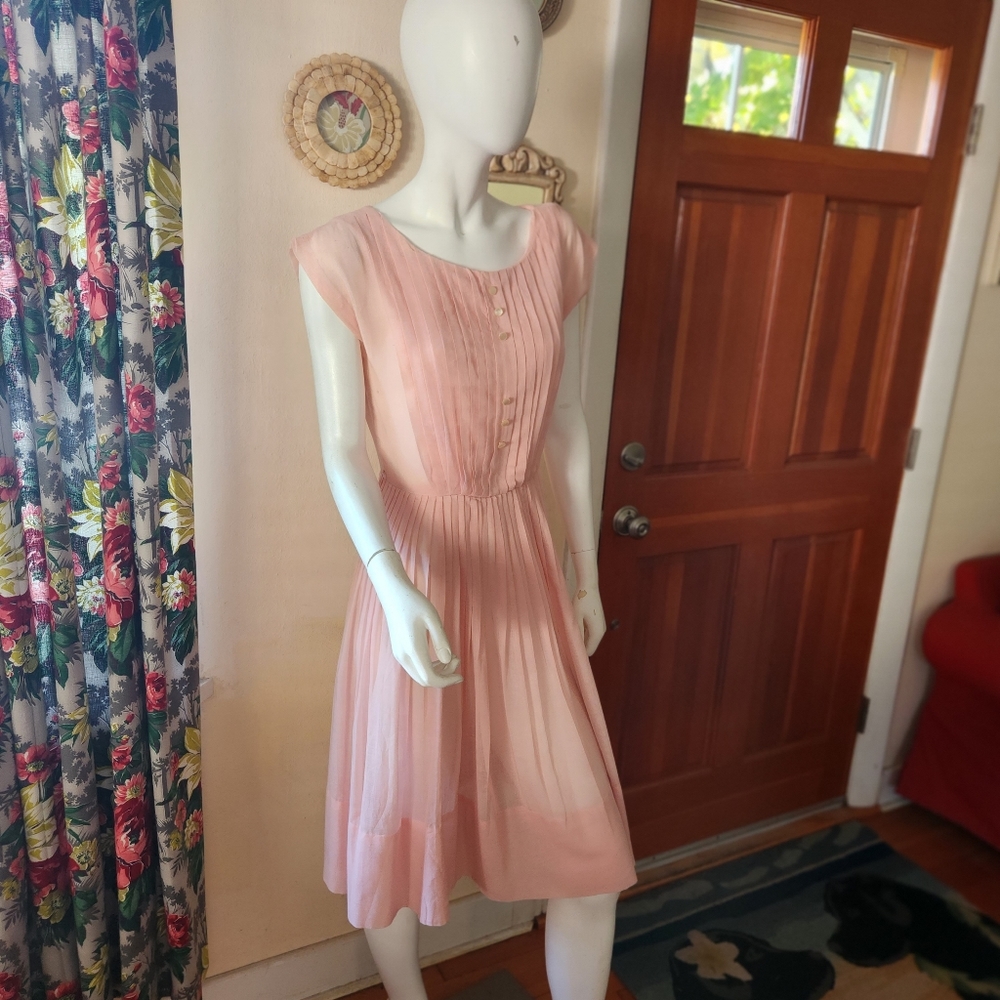 Vintage 1950s Day Dress